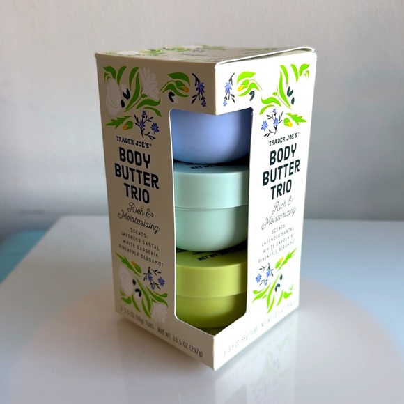 🟢 NIB Limited Edition Trader Joe’s Body Butter Trio - Picture 3 of 5